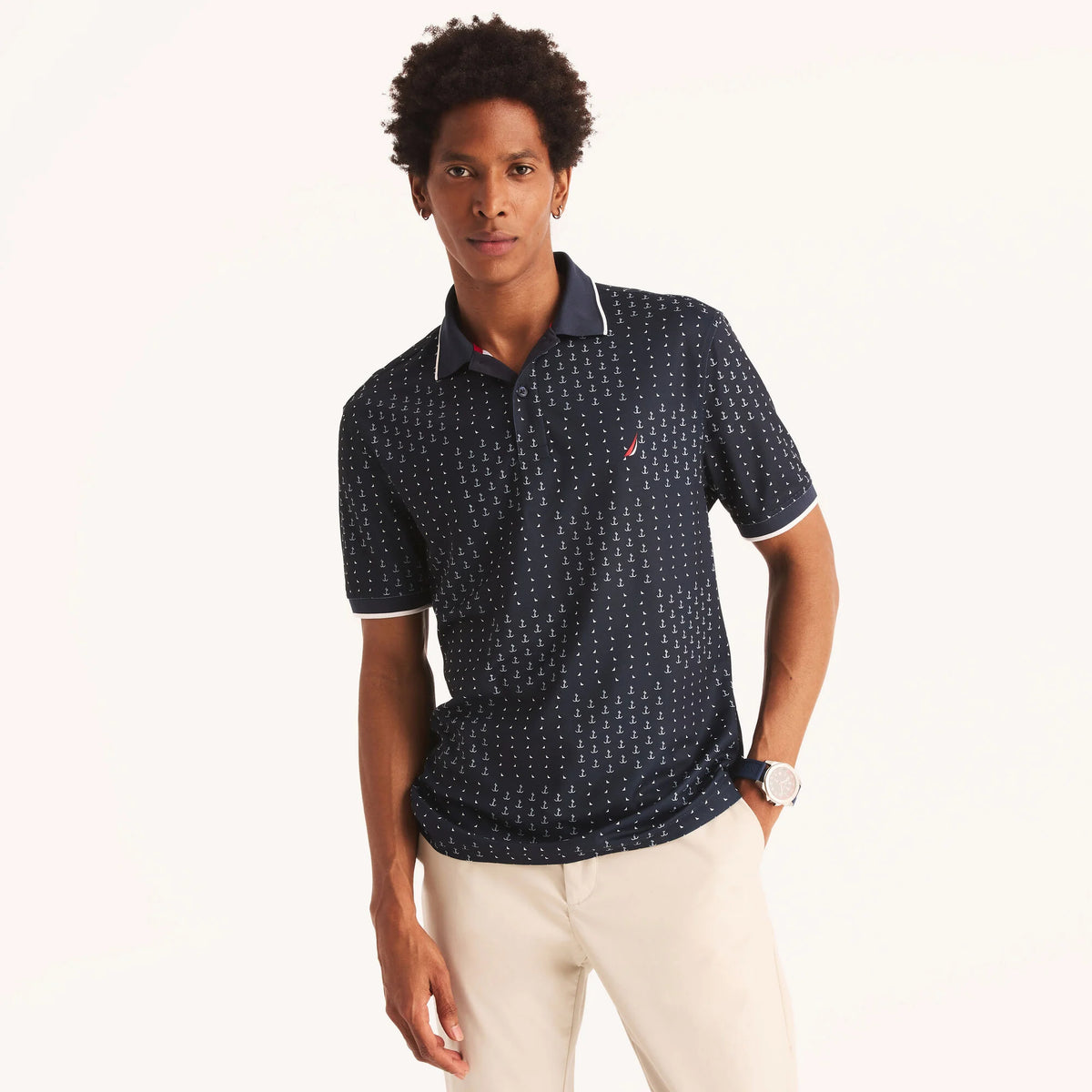 Polo con cuello Nautica Navtech