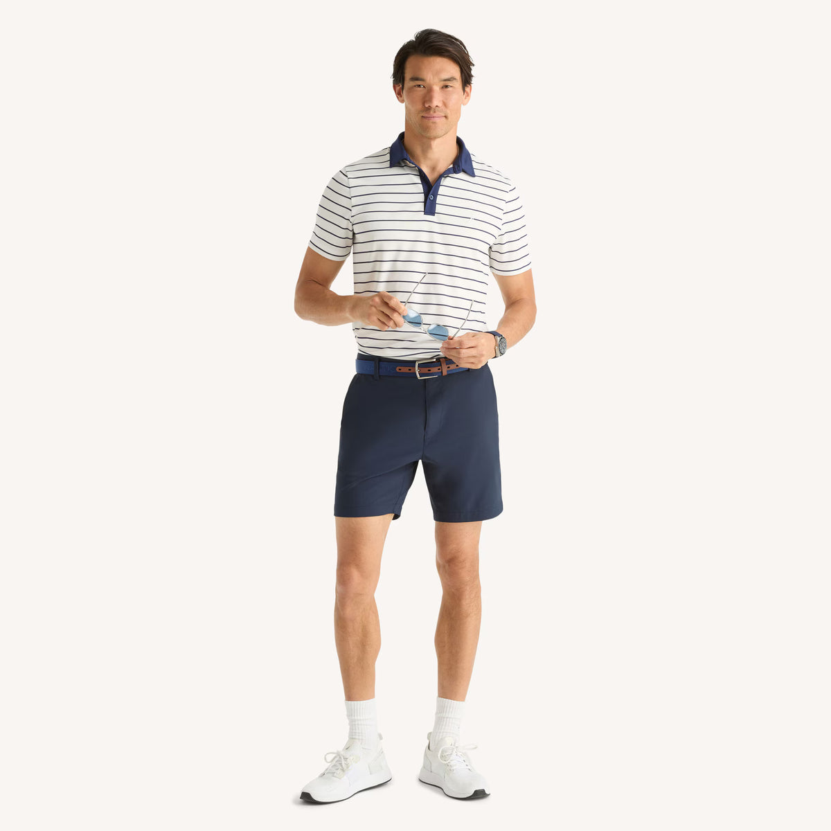 Polo con cuello Nautica Navtech a rayas