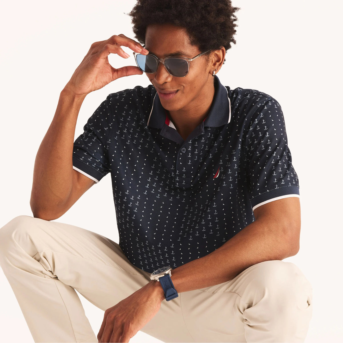 Polo con cuello Nautica Navtech