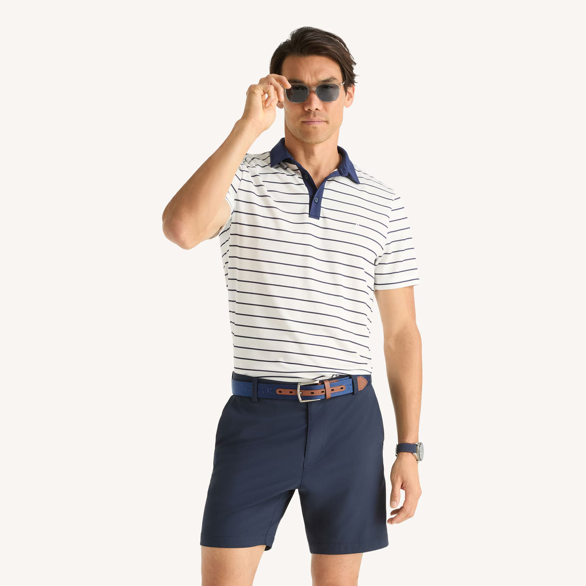 Polo con cuello Nautica Navtech a rayas