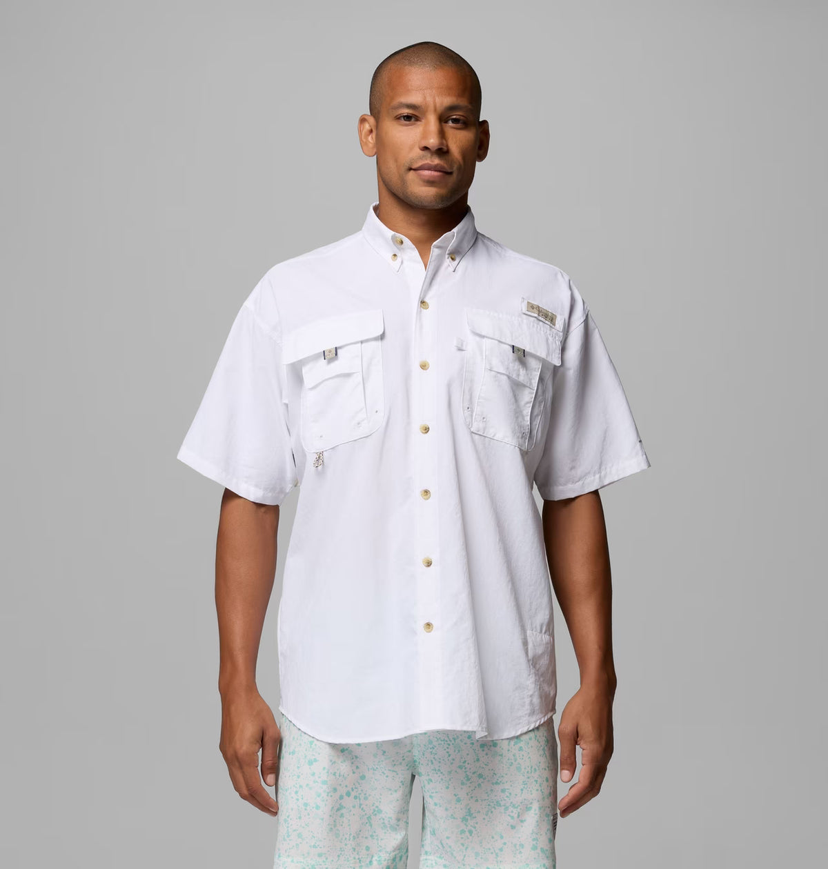 Camisa manga corta Super Bahama II x Bentley para hombre