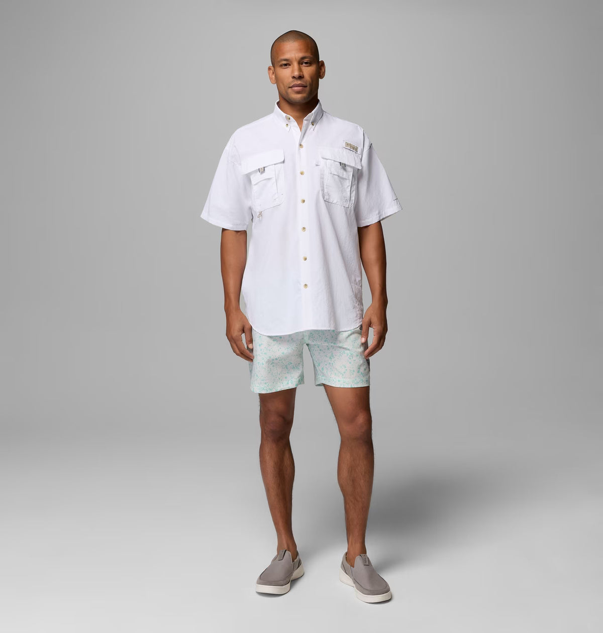 Camisa manga corta Super Bahama II x Bentley para hombre