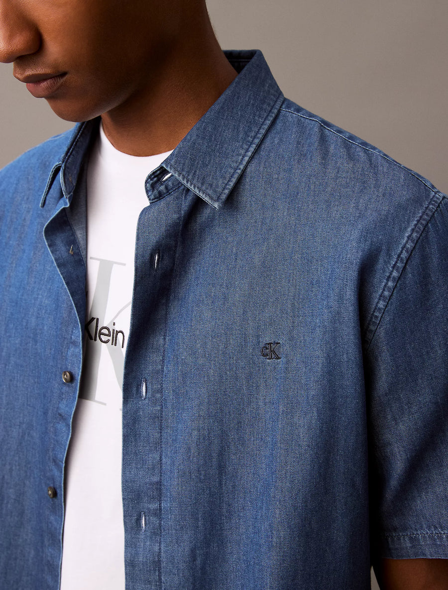 Camisa manga corta jean