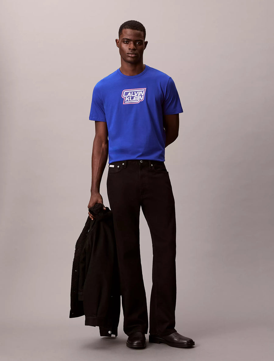 Camiseta clásica con estampado de logotipo deportivo